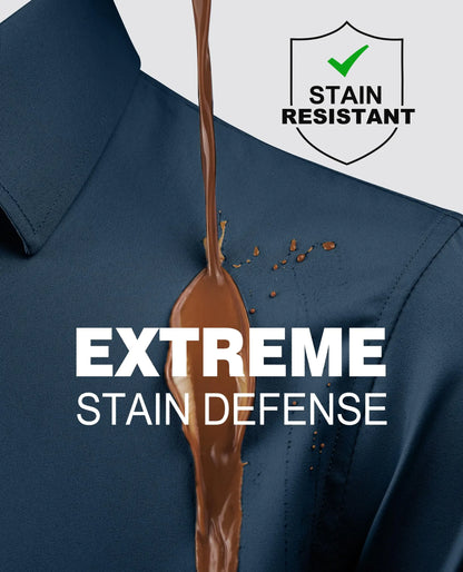 Stain Shield Dress Shirts for Men