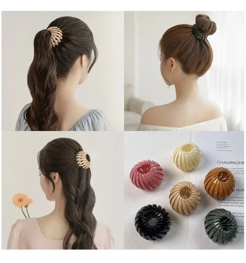 Retractable Ponytail Holder Hairpin