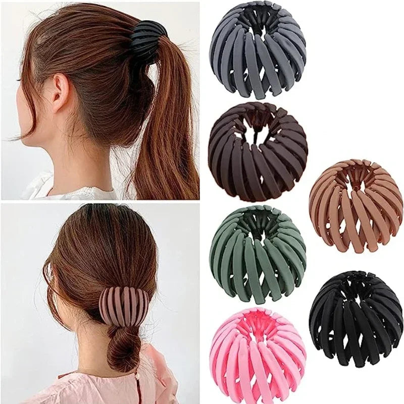 Retractable Ponytail Holder Hairpin