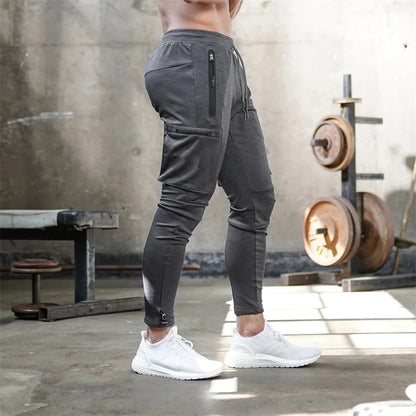 Sports Pants Multi-pocket Zipper Men